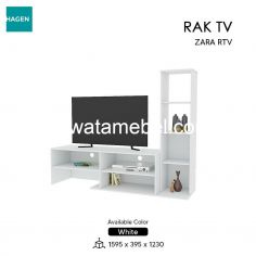 Rak TV  Ukuran 150  - Garvani ZARA RTV / White 